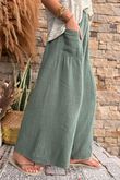 Pure Cotton Santos Quinn Culotte Pant Khaki /11 =